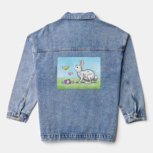 Osthasen-Eiersuche Jeansjacke