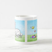 Osthasen-Eiersuche Kaffeetasse (Mittel)