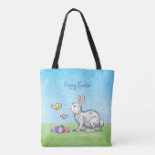 Osthasen-Eiersuche Tasche (Rückseite)