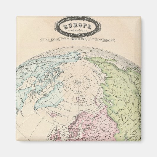 Osthemisphäre Europas Magnet (Vorne)