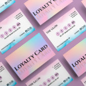 Östhetiker Pink Holographic Iridescent Feminine Treuekarte