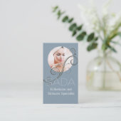 Östhetiker und Skincare Specialist, Salon & Wellne Visitenkarte (Stehend Vorderseite)