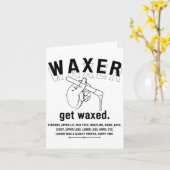 Östhetikerin Brazilian Waxing - Wax Boss T-Shirt F Karte (Gelbe Blume)