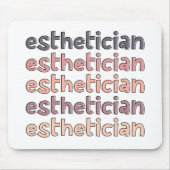 Östhetikerin Kosmetologe Beautician Niedlich Mousepad (Vorne)