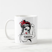 Östhetikerin Rosie The Riveter Button Up Kaffeetasse (Links)
