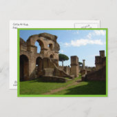 Ostia Antica (Haus von Charioteers), Rom Postkarte (Vorne/Hinten)