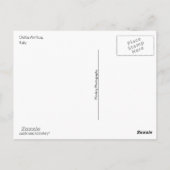 Ostia Antica, Rom mit Text Postkarte (Rückseite)