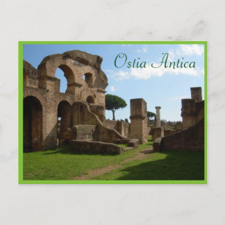 Ostia Antica, Rom mit Text Postkarte