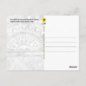 Ostia Antica Sun Relief, Italien - Postkarte (Rückseite)