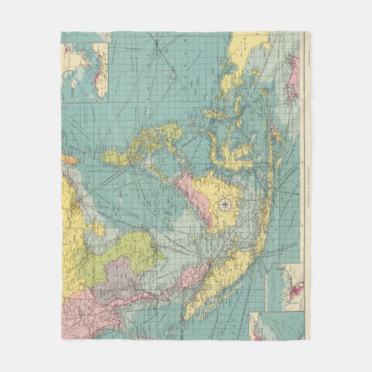 Ostinderhäfen Fleecedecke (Vorderseite)