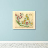 Ostindien 2 leinwanddruck (Insitu (Holzboden))