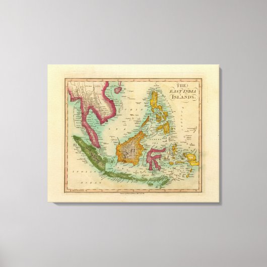 Ostindien 2 leinwanddruck (Vorderseite)