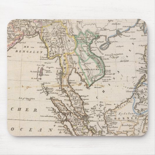 Ostindien 2 mousepad (Vorne)