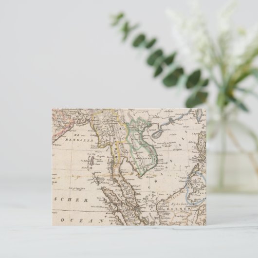 Ostindien 2 postkarte (Stehend Vorderseite)