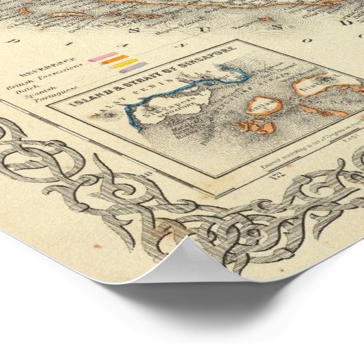 Ostindien 3 poster (Ecke)