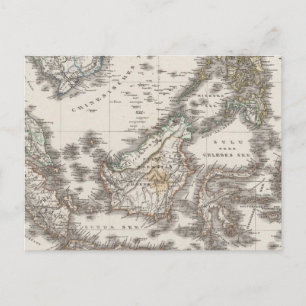 Ostindien 3 postkarte