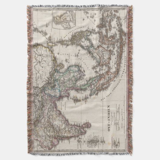 Ostindien Decke (Vorderseite Vertikal)