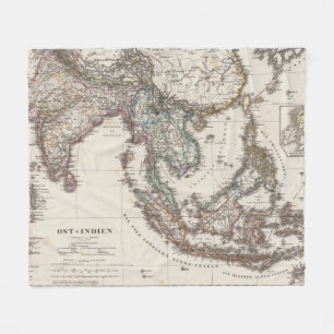 Ostindien Fleecedecke