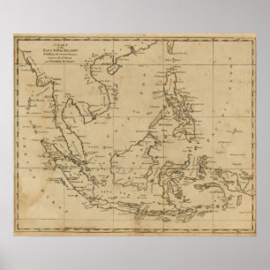 Ostindien-Inseln Poster