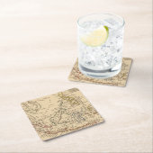 Ostindien-Inseln Rechteckiger Pappuntersetzer (Vor Ort)