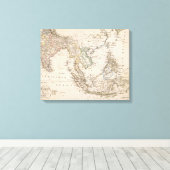 Ostindien Leinwanddruck (Insitu (Holzboden))