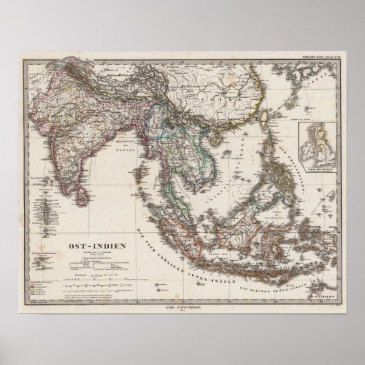 Ostindien Poster (Vorne)