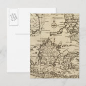 Ostindien Postkarte (Vorne/Hinten)