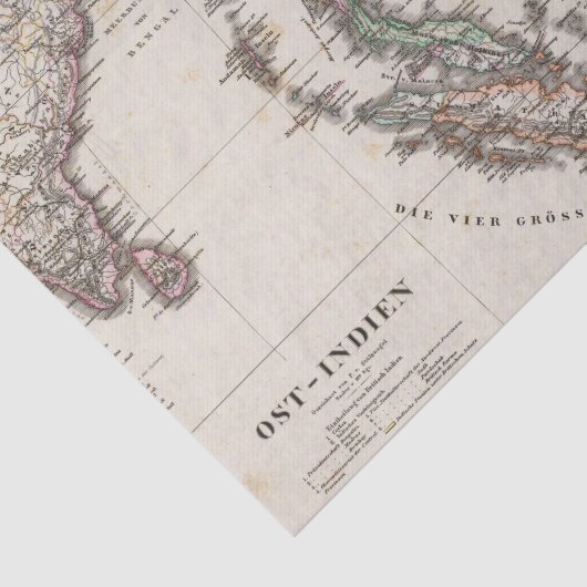 Ostindien Seidenpapier (Ausschnitt)