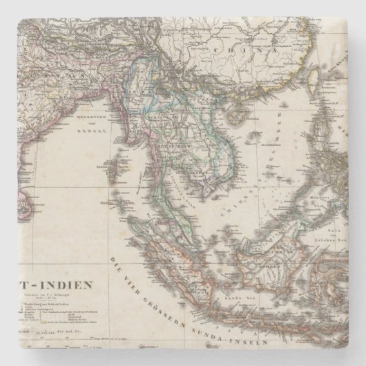 Ostindien Steinuntersetzer (Vorderseite)