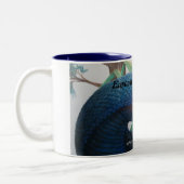 Ostindigo-Kaffee-Tasse Zweifarbige Tasse (Links)