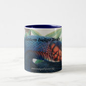 Ostindigo-Kaffee-Tasse Zweifarbige Tasse (Mittel)