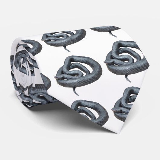 Ostindigo-Schlange Krawatte (Gerollt)