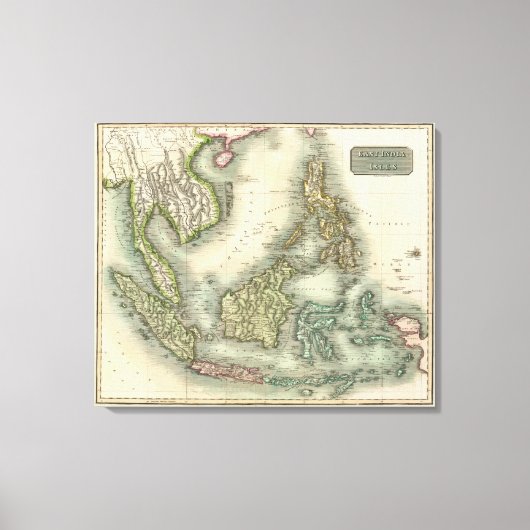 Ostindische Inseln 2 Leinwanddruck (Vorderseite)