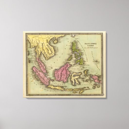 Ostindische Inseln Leinwanddruck (Vorderseite)