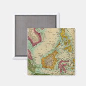 Ostindische Inseln Magnet (Vorderseite/Rückseite)