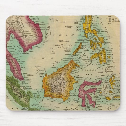 Ostindische Inseln Mousepad (Vorne)