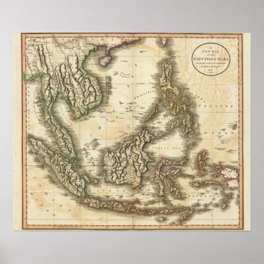 Ostindische Inseln Poster (Vorne)