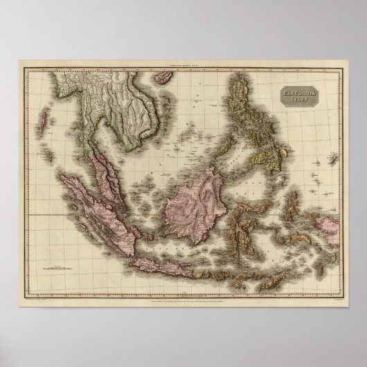 Ostindische Inseln Poster (Vorne)