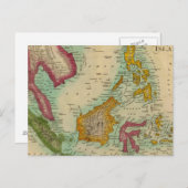 Ostindische Inseln Postkarte (Vorne/Hinten)