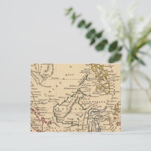 Ostindische Inseln Postkarte (Stehend Vorderseite)