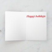 Ostindische Kinder zu Weihnachten Dankeskarte (Innenseite)