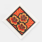 Ostindische Kirsche, Art Nouveau, Serviette (Ecke)