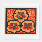 Ostindische Kirsche, Art Nouveau, Serviette (Vorderseite)