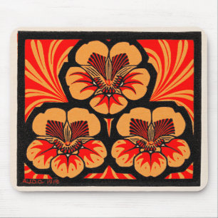 Ostindische Kirsche, Jugendstil, Mousepad