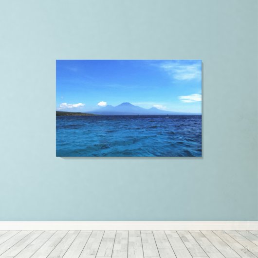 Ostjava-Vulkane Leinwanddruck (Insitu (Holzboden))