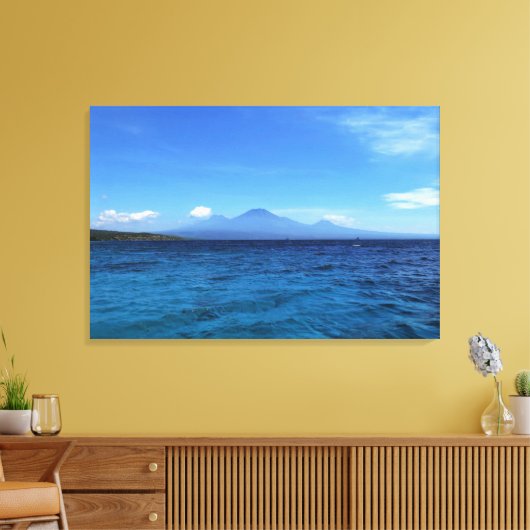 Ostjava-Vulkane Leinwanddruck (Insitu (Wohnzimmer))