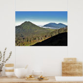 Ostjava-Vulkane Poster (Küche)