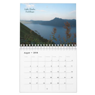 Ostkalender des hokkaido-2018 kalender