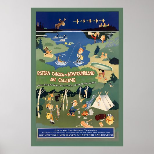 Ostkanada und Neufundland Quebec Neu Poster (Vorne)