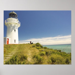 Ostkap-Leuchtturm, Eastland, Neuseeland Poster